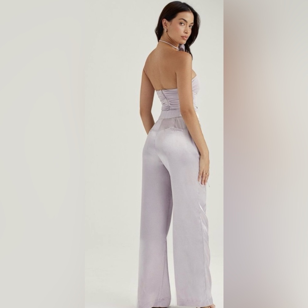 House of CB Silver Wide Leg Pants - Picture 2 of 6
